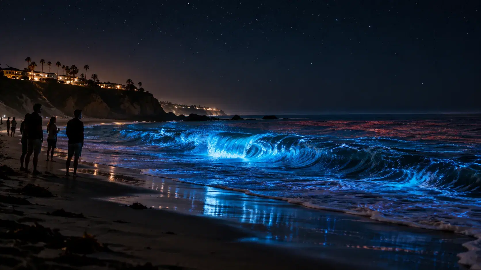Chasing Bioluminescence in California: Where to Look, When to Go, and Tesla Road-Trip Tips
